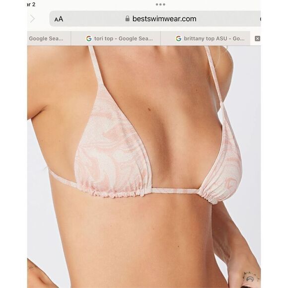 New. L*SPACE metallic swirl bikini set. Retails $198 small - Picture 11 of 16